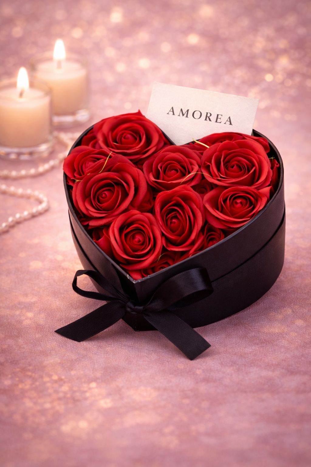 Heart Box di Rose Rosse