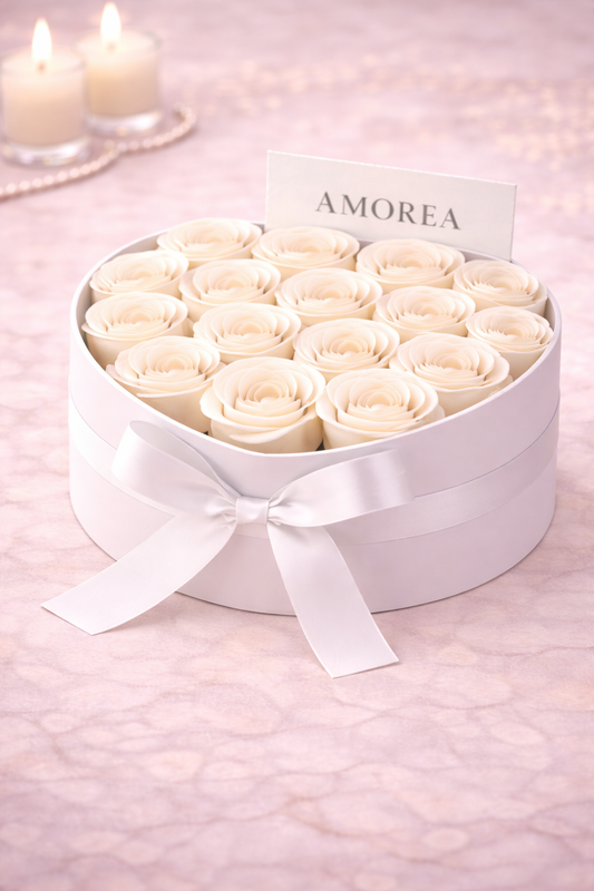 Heart Box di Rose Bianche