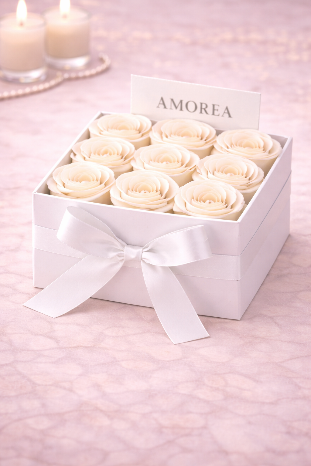 Square Box di Rose Bianche
