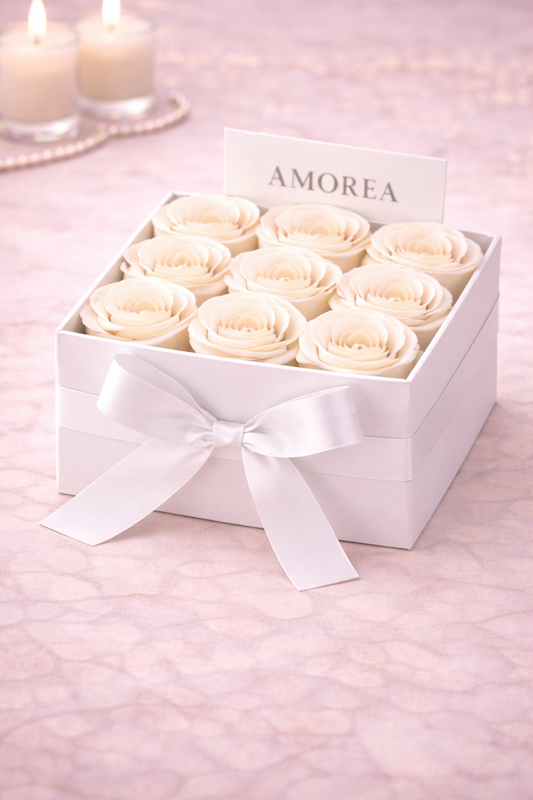 Square Box di Rose Bianche
