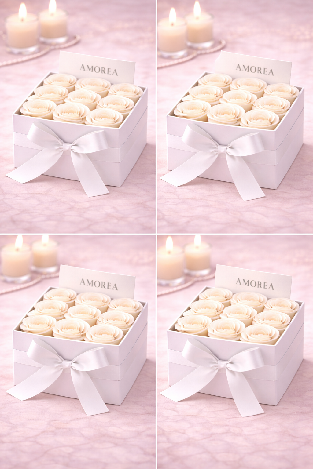 Square Box di Rose Bianche